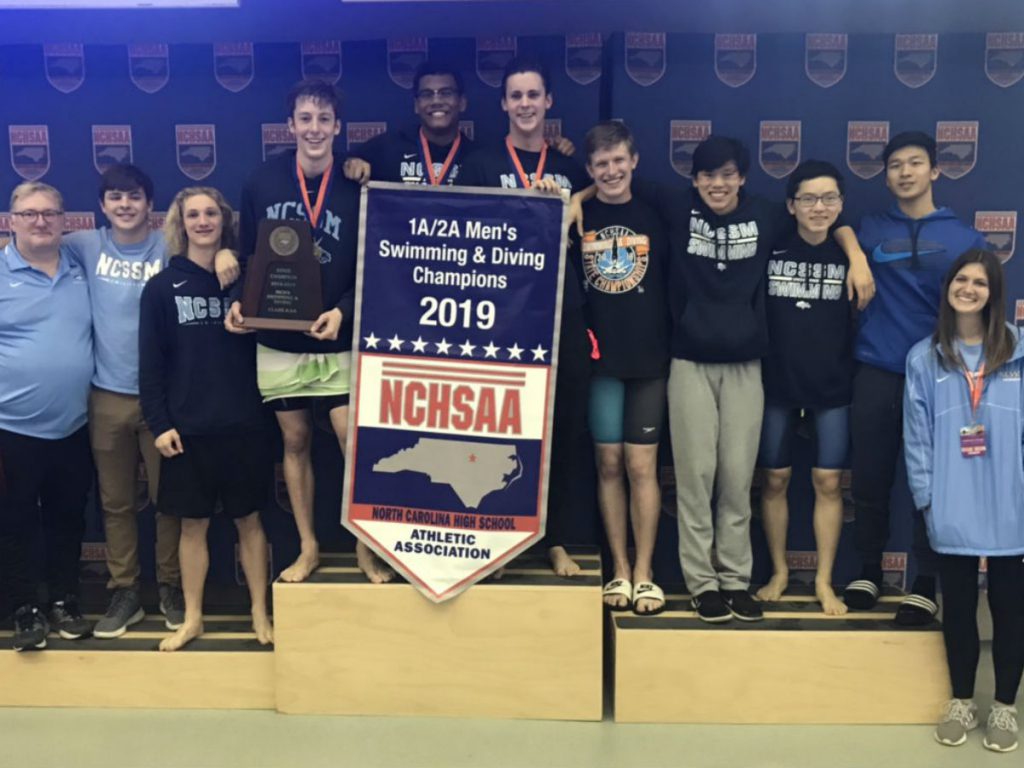 Men's Swimming Claims State Championship